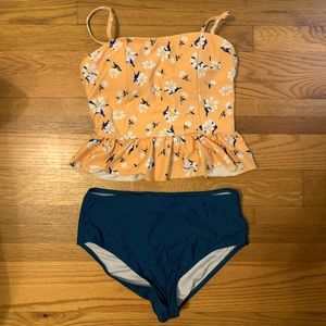 Floral Tankini High waist bottom